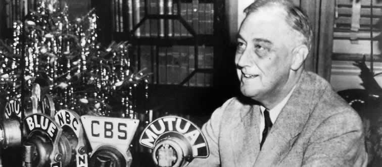 Can you guess which friendly U.S. President was the very first to say hello on a television screen?