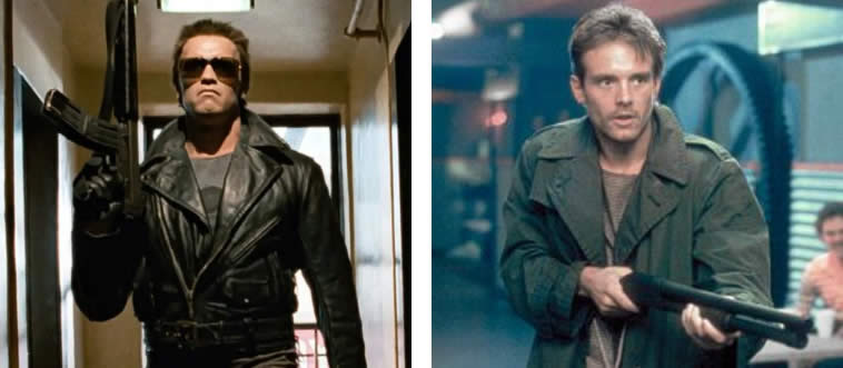 Who famously promised to return with the line: "I'll be back"?